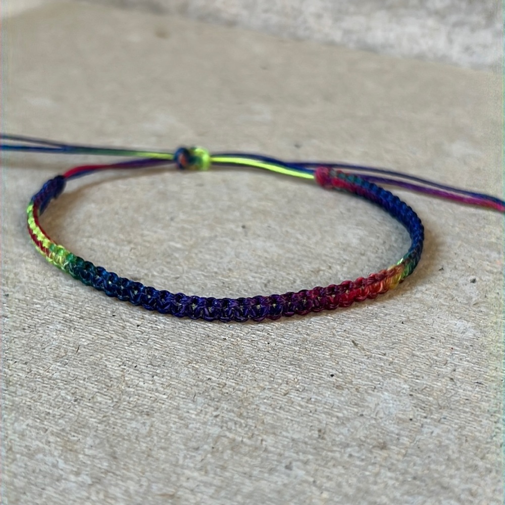 Neon ombré bracelet